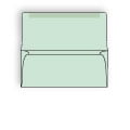 FSC Certified Two Side Seams Under Pastel Sulphite 3-7//8 x 8-7//8 9 24 lb Vellum Finish Box of 500 Envelopes Large Flap Green Colored Collection//Remittance Envelope No Acid Free